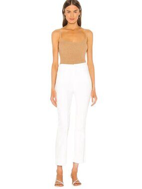 MOTHER ANKLE FRAY JEANS WHITE CLEAN GIRL HAMPTONS PREMIUM UPSCALE RESORT SIZE 25